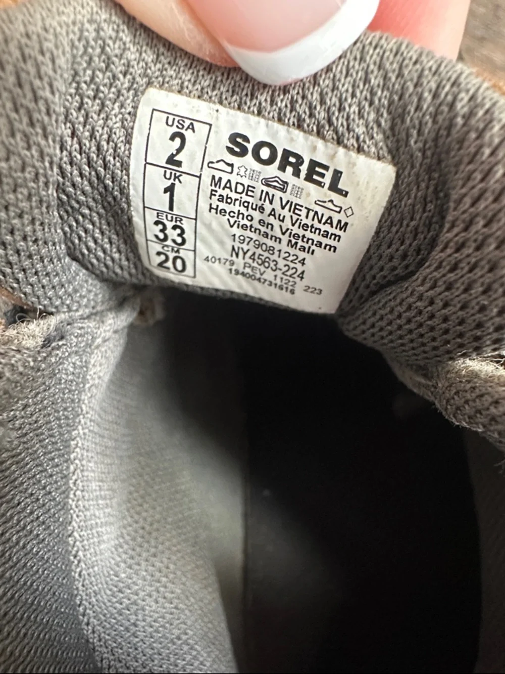 Sorel Youth 2‎ Out N About Classic Waterproof Boots Rugged Outdoor Durable Gorp